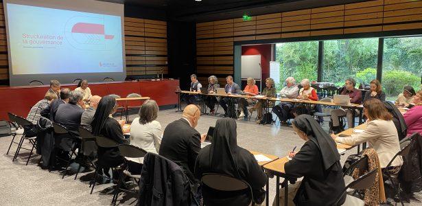 Séminaire de travail sur l’évolution de la gouvernance de l’Hospitalité avec les membres des instances et directions réunis en salle